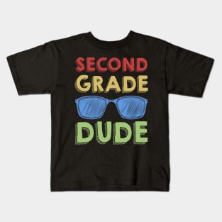 2nd Grade Dude Back To School First Day Of 2nd Grade Kids T-Shirt